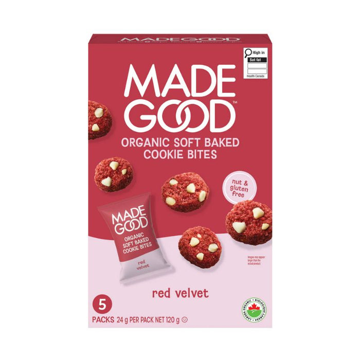 Made Good Soft Baked Mini Cookies Red Velvet 5x24g
