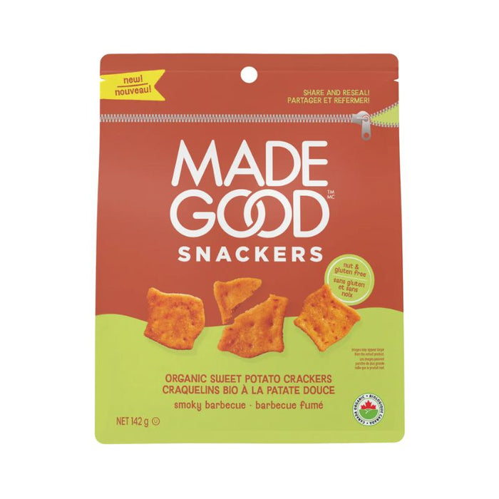 Made Good Organic Sweet Potato Snackers Smoky BBQ 142g