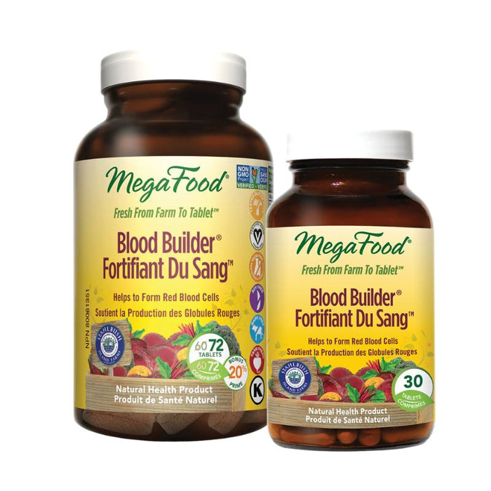 Megafood Blood Builder Bonus 72+30 TABLETS