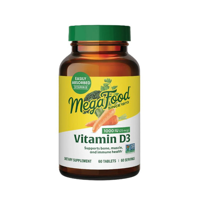 Megafood Vitamin D3 1000 IU Dailyfoods 60 TABLETS