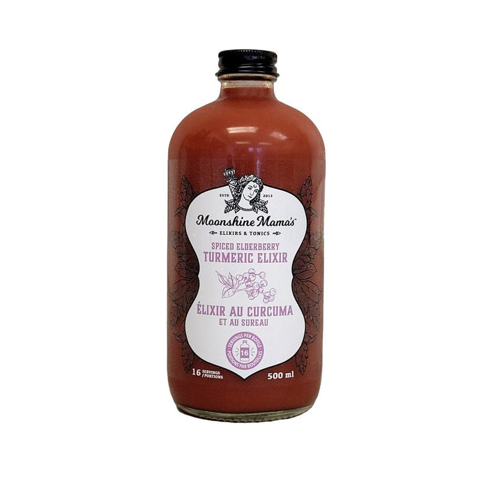 Moonshine Mama's Elixir Elderberry Turmeric 500ml