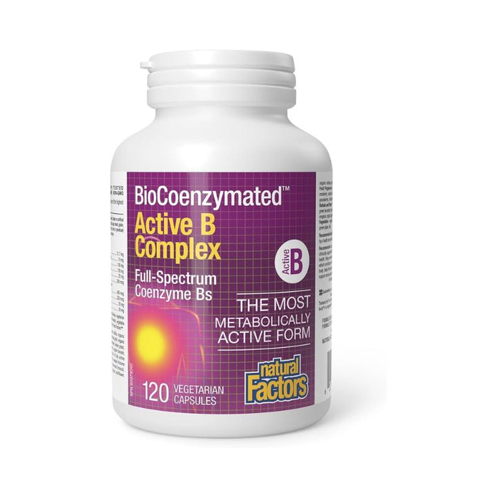 Natural Factors Active B Complex 120Caps 120 CAPSULES