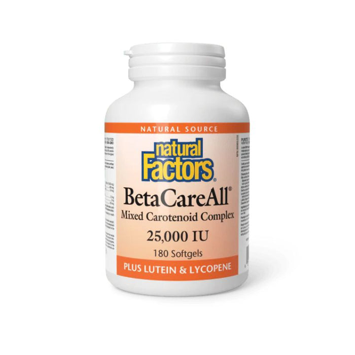 Natural Factors Beta Careall 180Caps