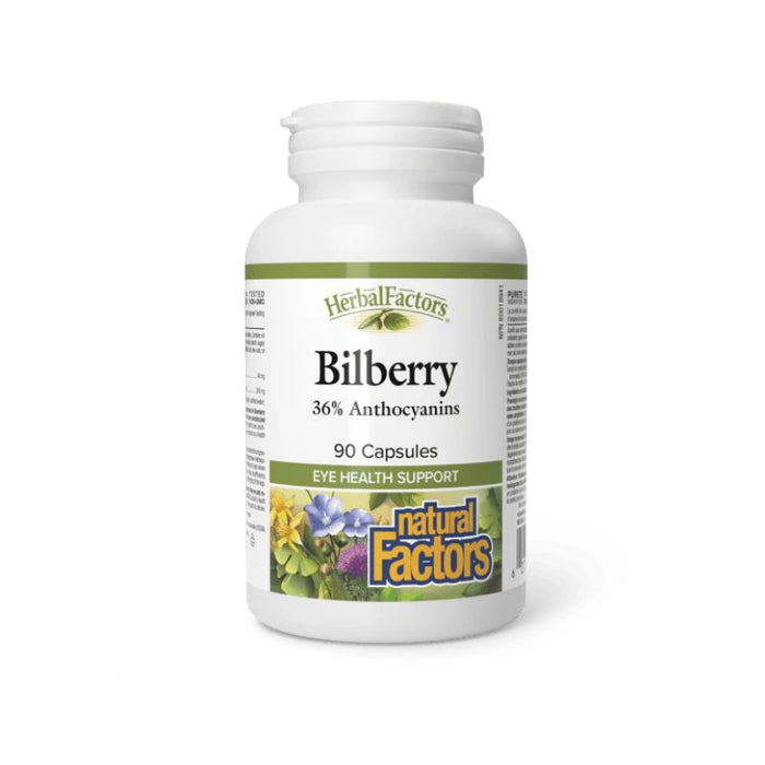 Natural Factors Bilberry Extract 40Mg 90Caps