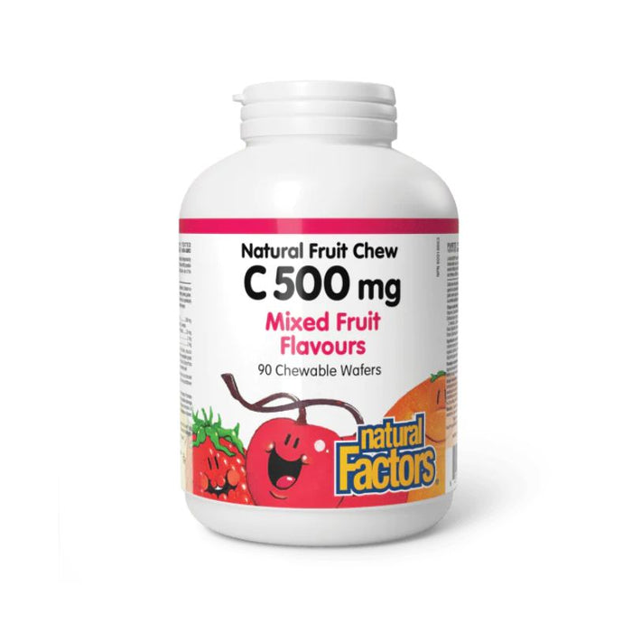 Natural Factors C 500 Mg Mixed Fruit 90 CHEWABLETABLETS