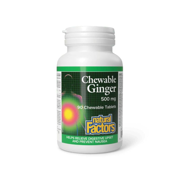 Natural Factors Chewable Ginger 90Tabs