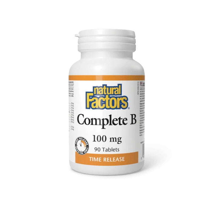 Natural Factors Complete B 100Mg Time Release 90Tb