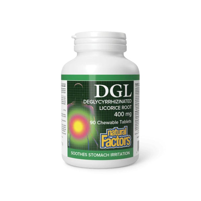 Natural Factors Dgl Licorice Root 400 Mg 90 CHEWABLETABLETS