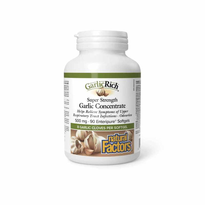 Natural Factors Garlicrich Super Strength 500 Mg 90 softgels