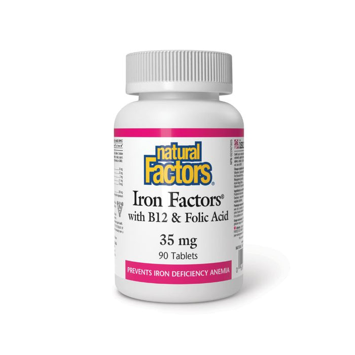 Natural Factors Iron Factors 35Mg 90Tabs 90 TABLETS
