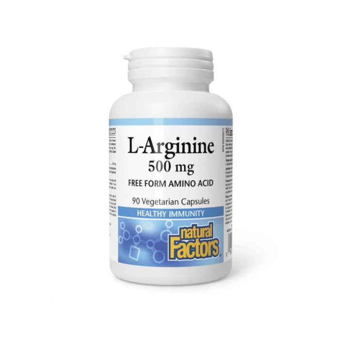 Natural Factors L-Arginine 500Mg 90Cap