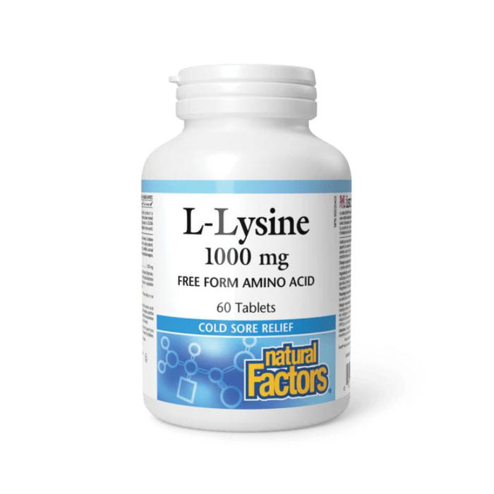 Natural Factors L-Lysine1000Mg 60Tabs