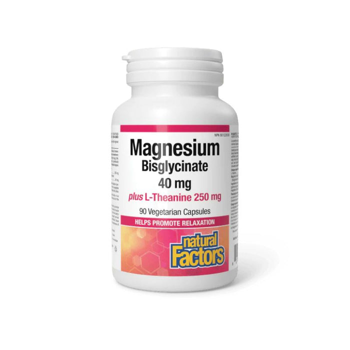 Natural Factors Magnesium + L-Theanine250Mg 90S
