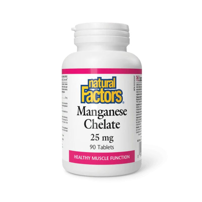 Natural Factors Manganese Chelate 250Mg 90 CAPLETS