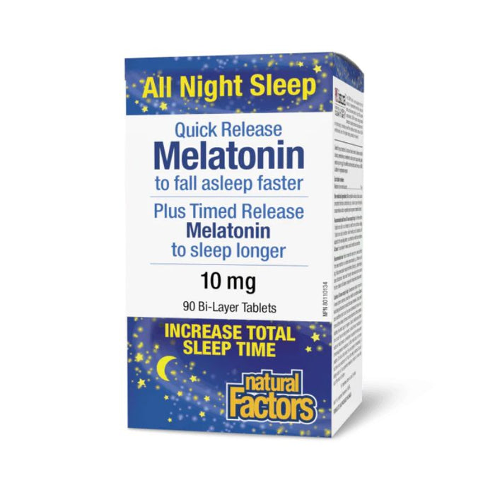 Natural Factors Melatonin Quick Release 10Mg 90 tablets