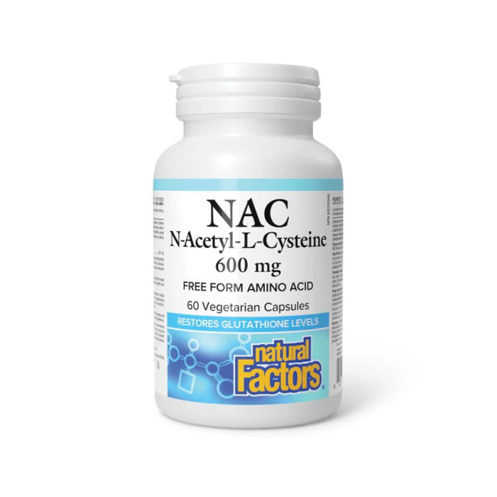 Natural Factors N-Acetyl-L-Cysteine 600Mg 60vc