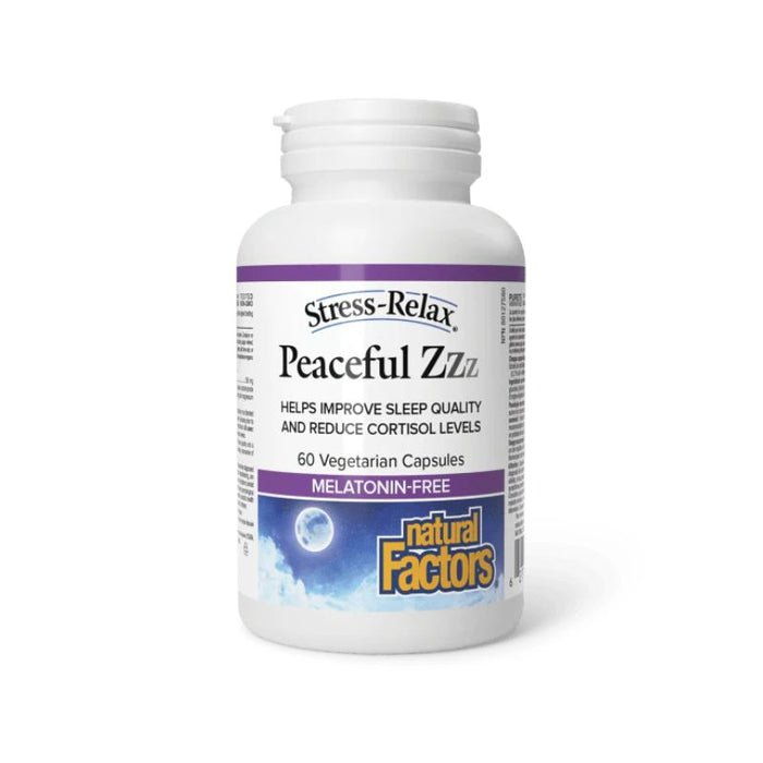 Natural Factors Peaceful Zzz 120 CAPSULES