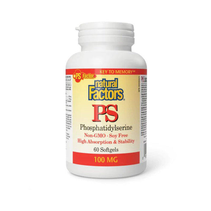 Natural Factors Ps Phosphatidylserine 100 mg 60Sgels