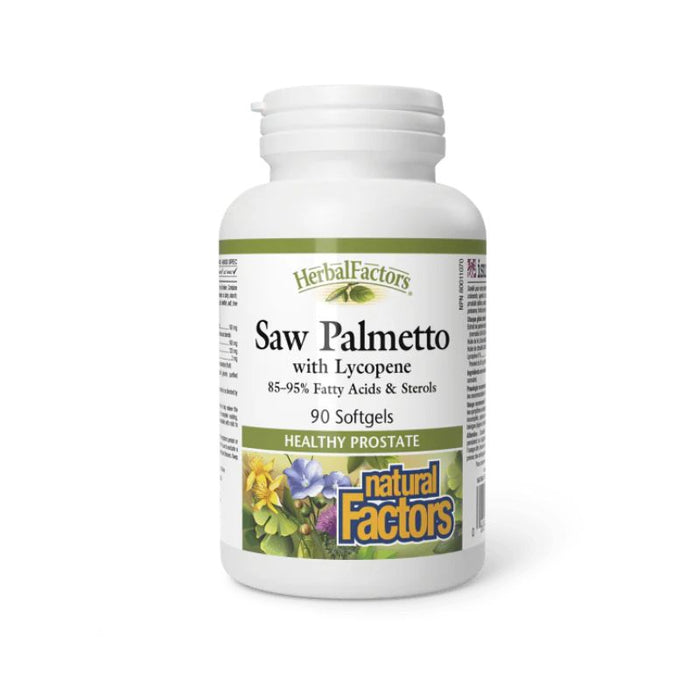 Natural Factors Saw Palmetto W/Lycopene 90Sgels