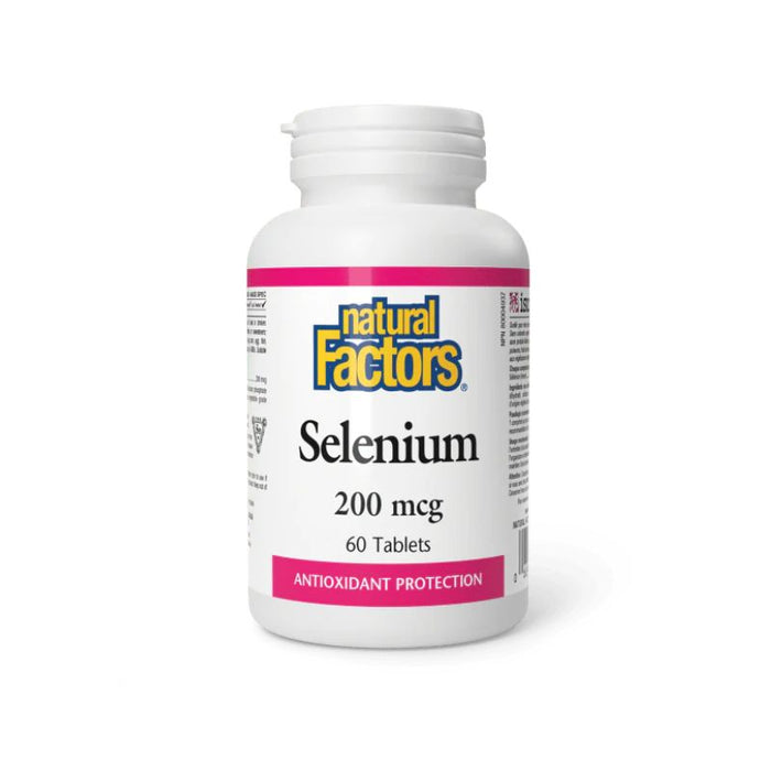 Natural Factors Selenium 200 Mcg 60Tabs