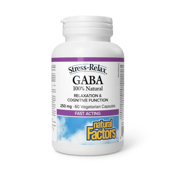 Natural Factors Stress Relax Gaba 250Mg 60 vcaps