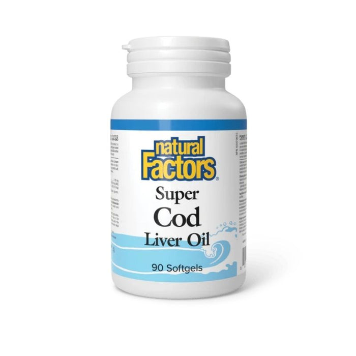Natural Factors Super Cod Liver Oil 90 siftgels