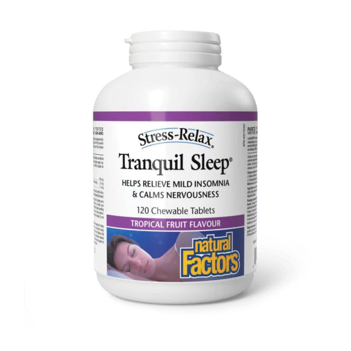 Natural Factors Tranquil Sleep 120 Chewable tablets