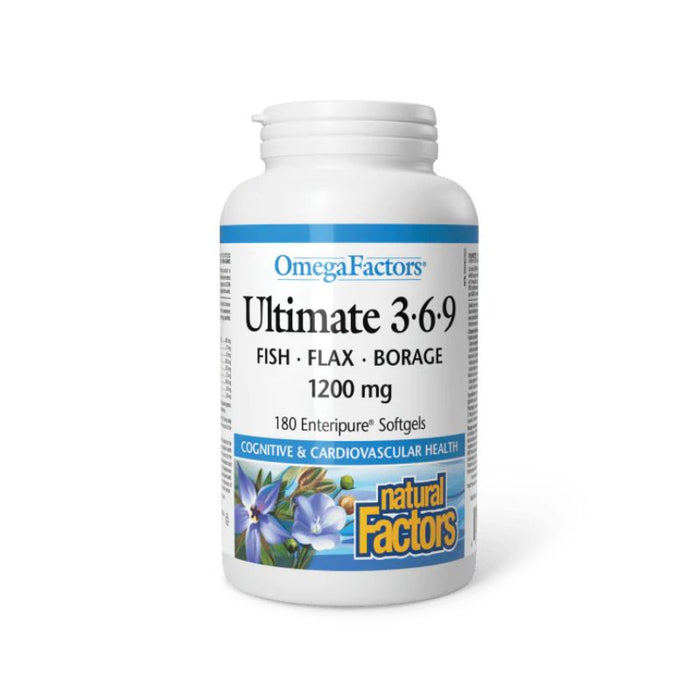 Natural Factors Ultimate Omega Factors 3-6-9 180Sg