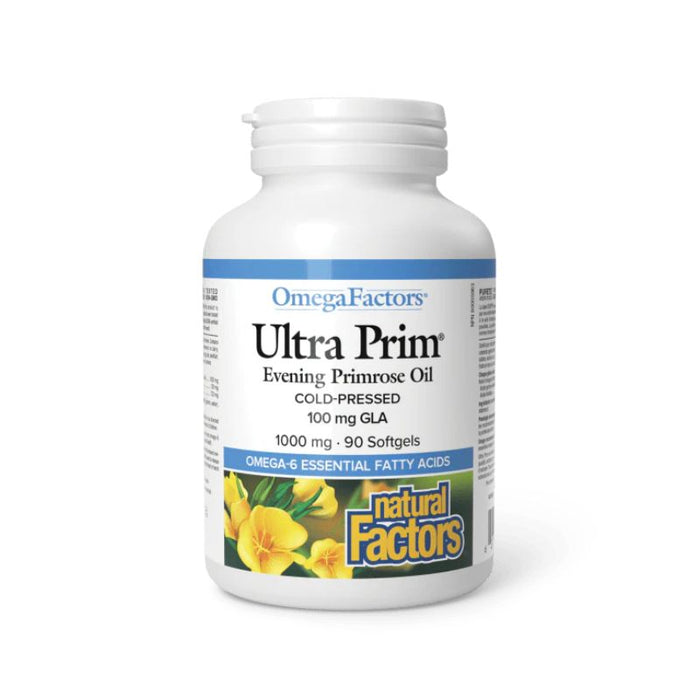 Natural Factors Ultra Prim Evening Primrose 90Sgel