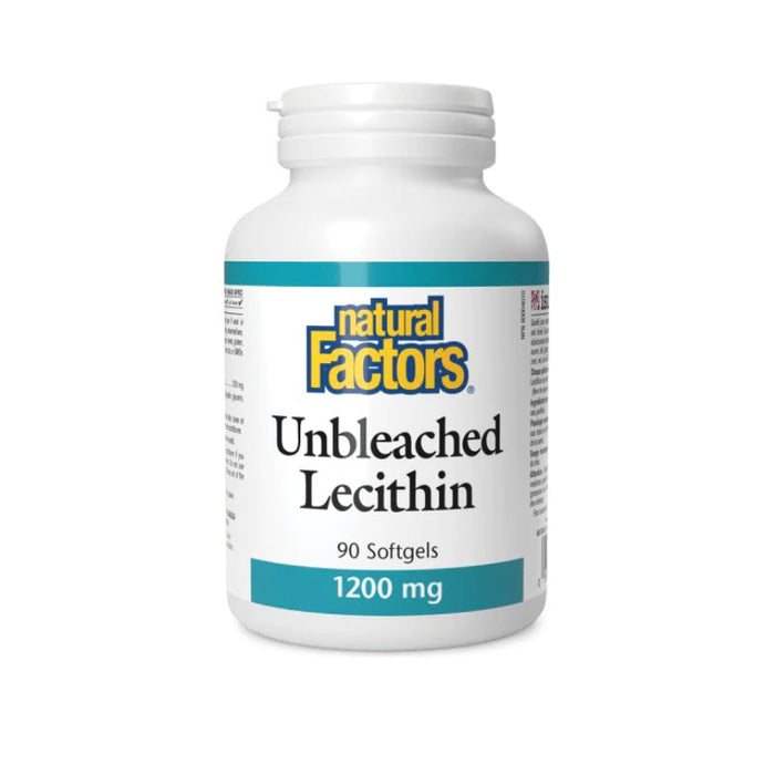 Natural Factors Unbleached Lecithin 90 softgels