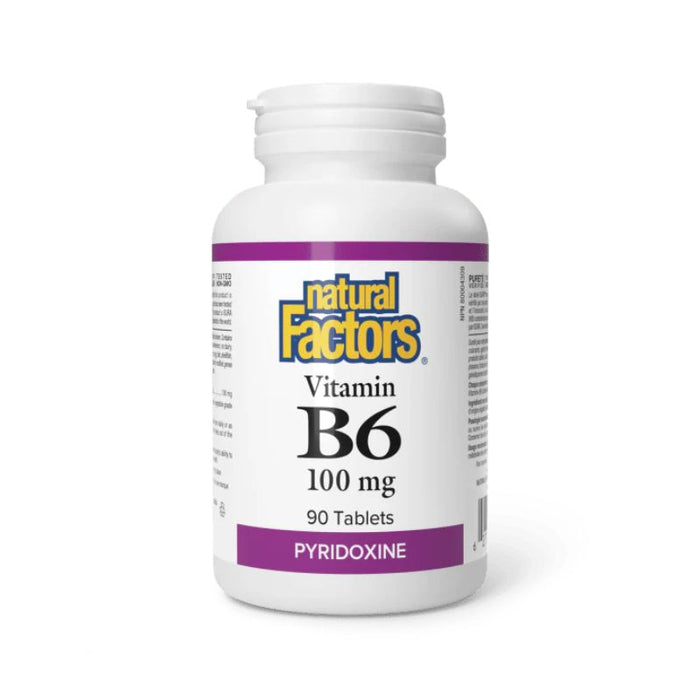 Natural Factors Vitamin B6 100Mg 90 tablets