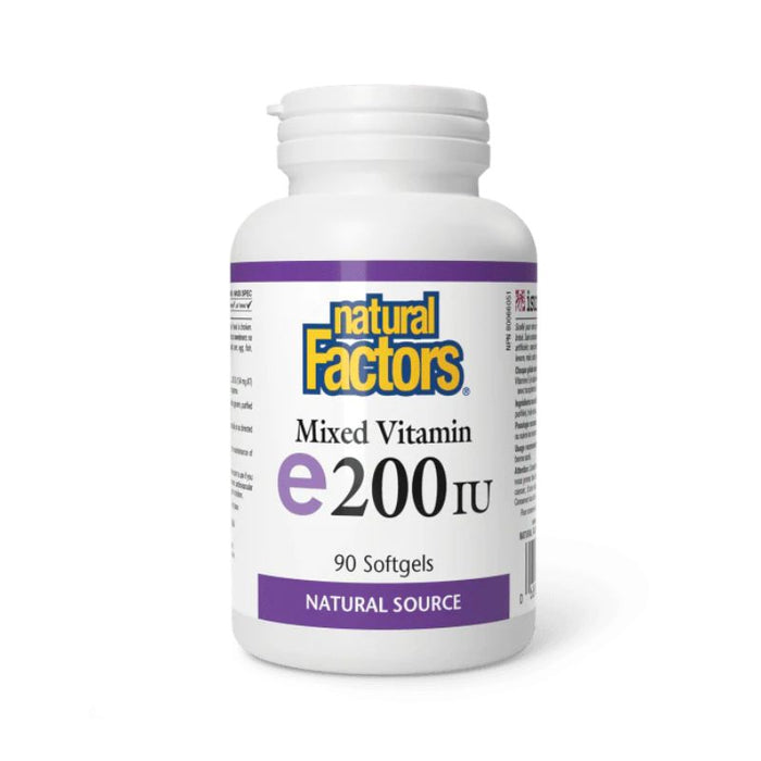 Natural Factors Vitamin E Mixed 200 IU 90S
