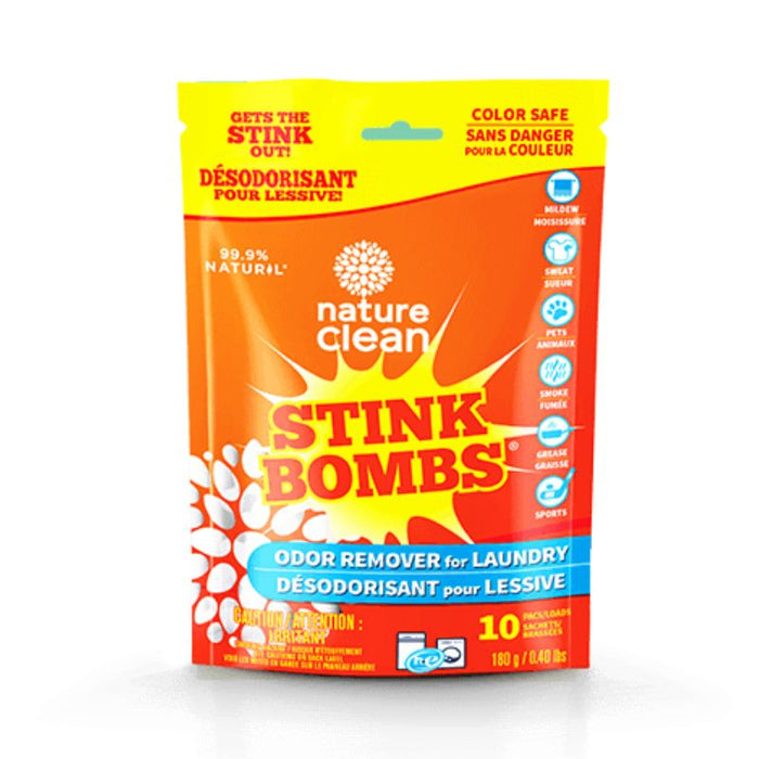 Nature Clean Odor Remover Laundry Pods 10Pk