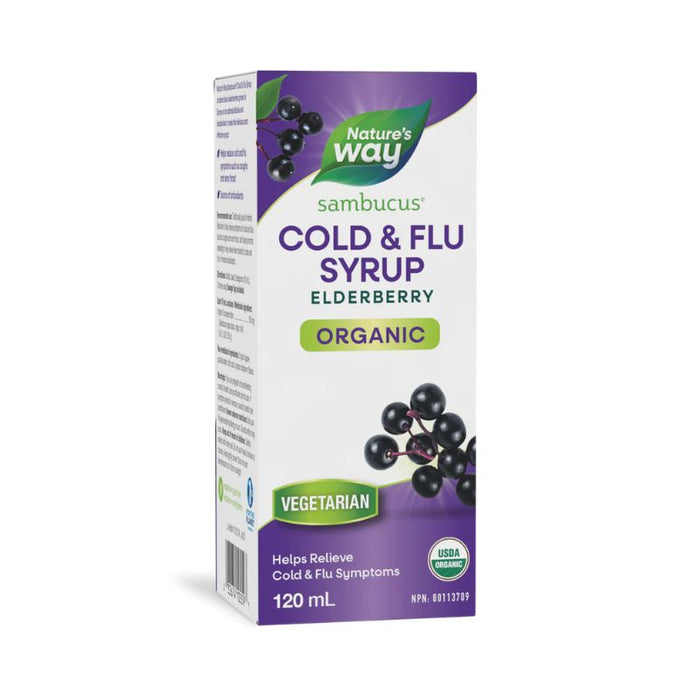 Nature's Way Organic Sambucus Syrup 120ml