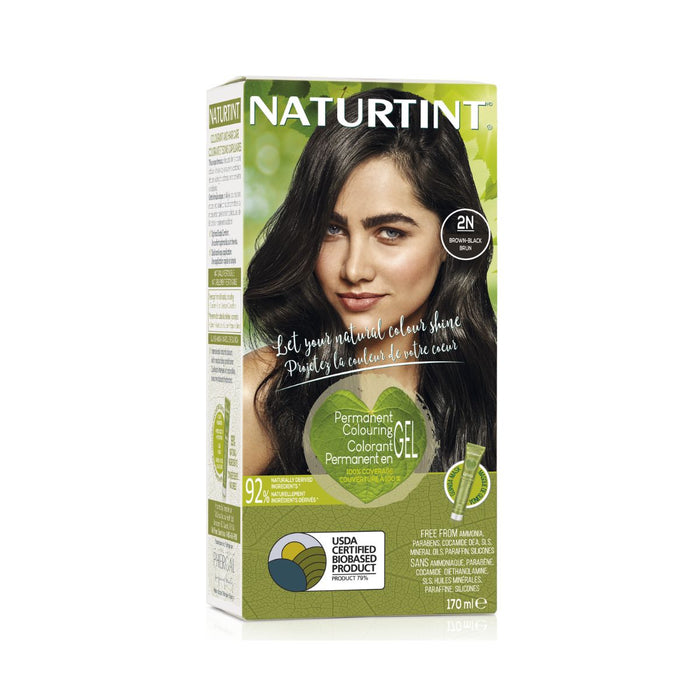 Naturtint Ammonia-Free Hair Coloring 2N Brown Black