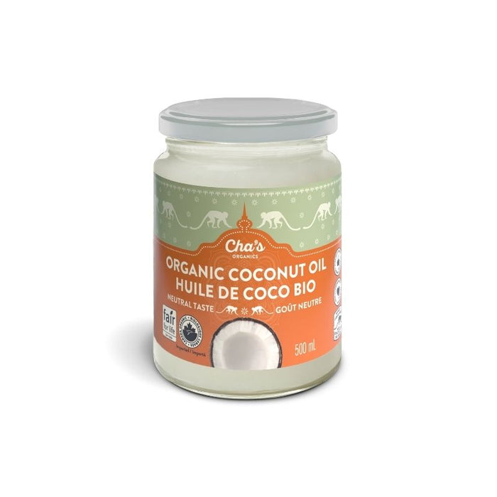 Cha's Organic Deodorized Coconut Oil 500ml