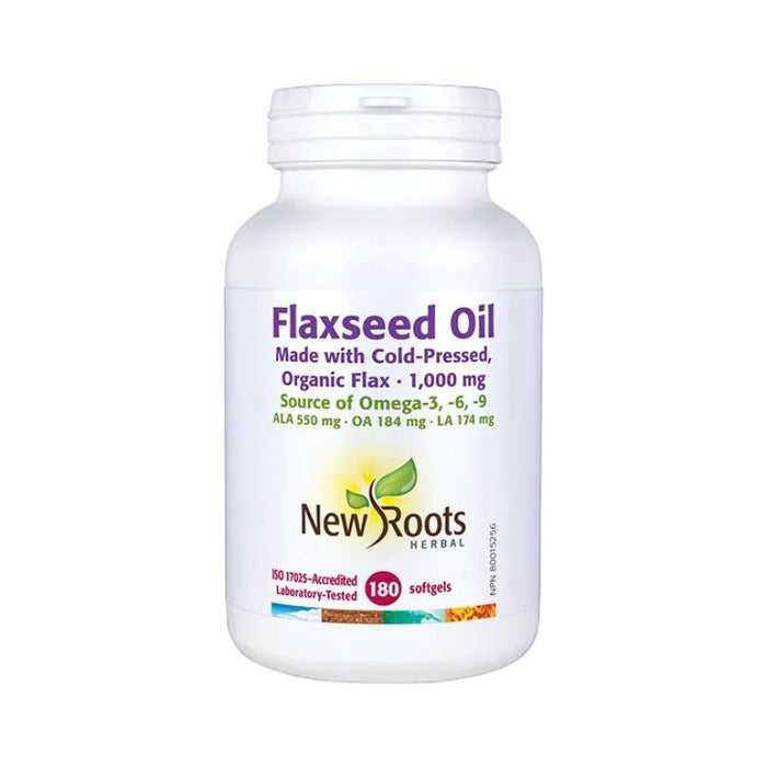 New Roots Flaxseed 180's