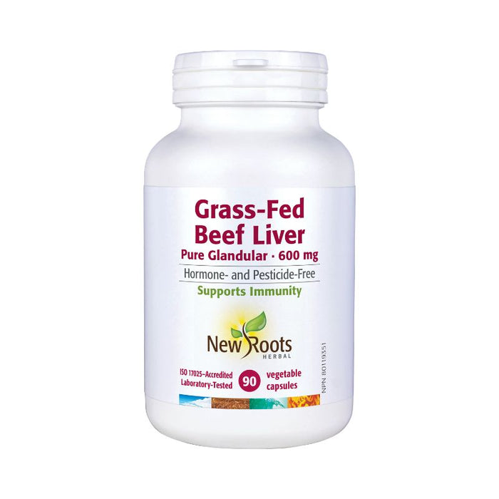 New Roots Glandular Beef Liver Grass-Fed 90 capsules