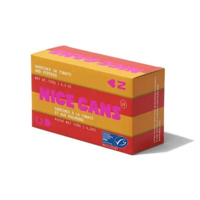 Nice Cans Sardines Tomato Peppers 120G 120G GRAMS