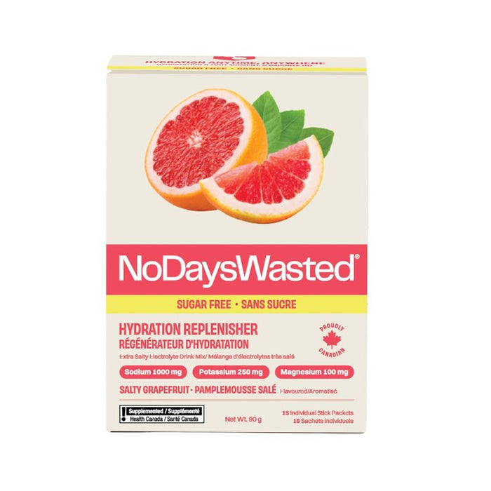 No Days Wasted Active Hydration Salty Grapefruit Single 15 PACK