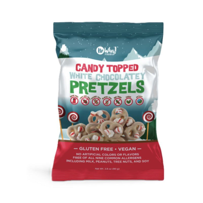No Whey Candy White Choco Covered Pretzels 80g