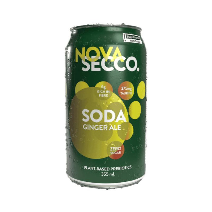 Novasecco Prebiotic Soda Ginger Ale 355ml