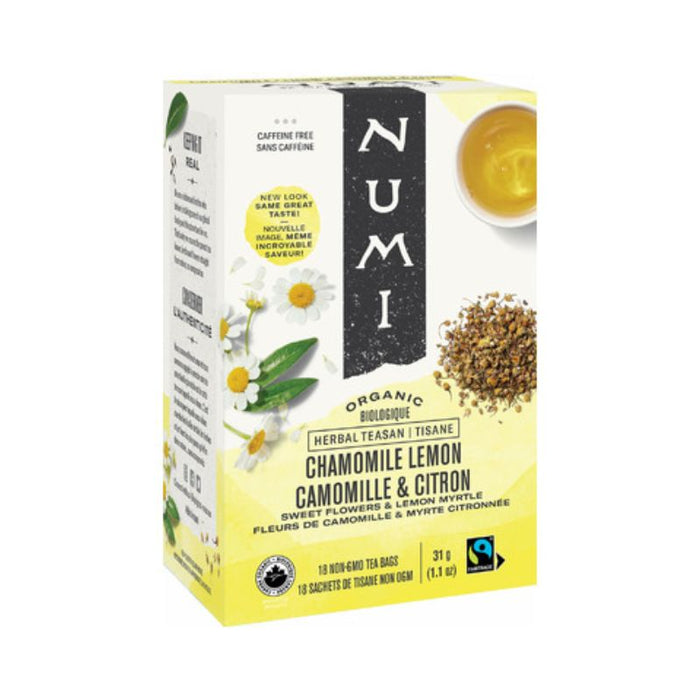 Numi Tea Organic Chamomile Lemon 18 teabags