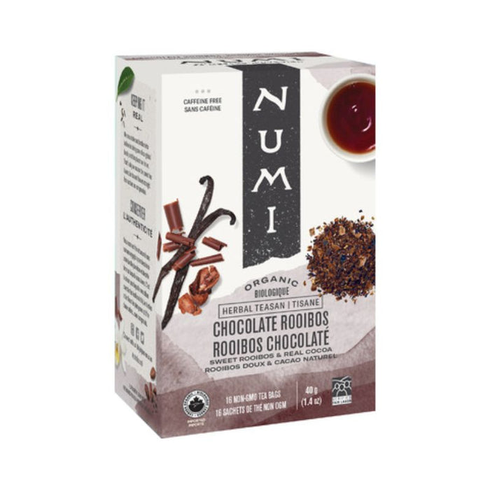 Numi Tea Organic Chocolate Rooibos 18 teabags
