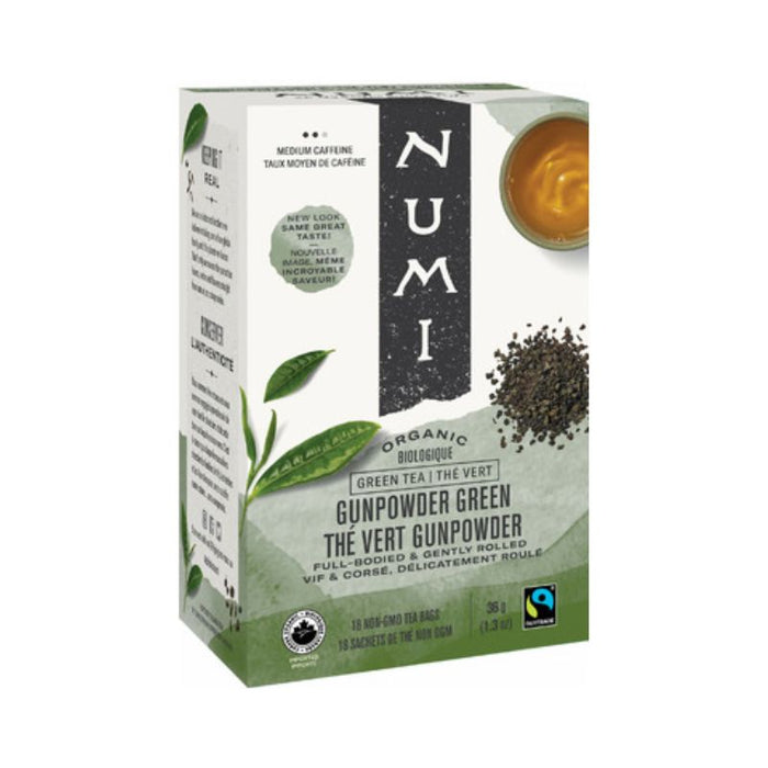 Numi Tea Organic Gunpowder Green 18 teabags
