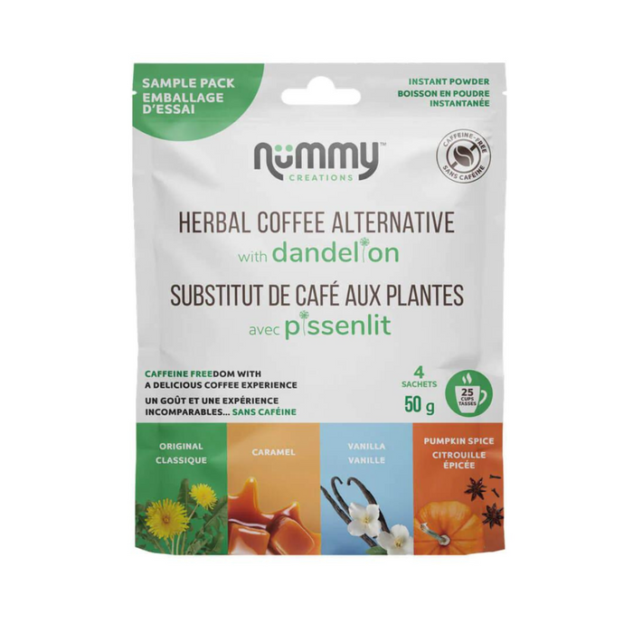 Nummy Creations - Herbal Coffee Alternative - Sample Pack (4 sachets)