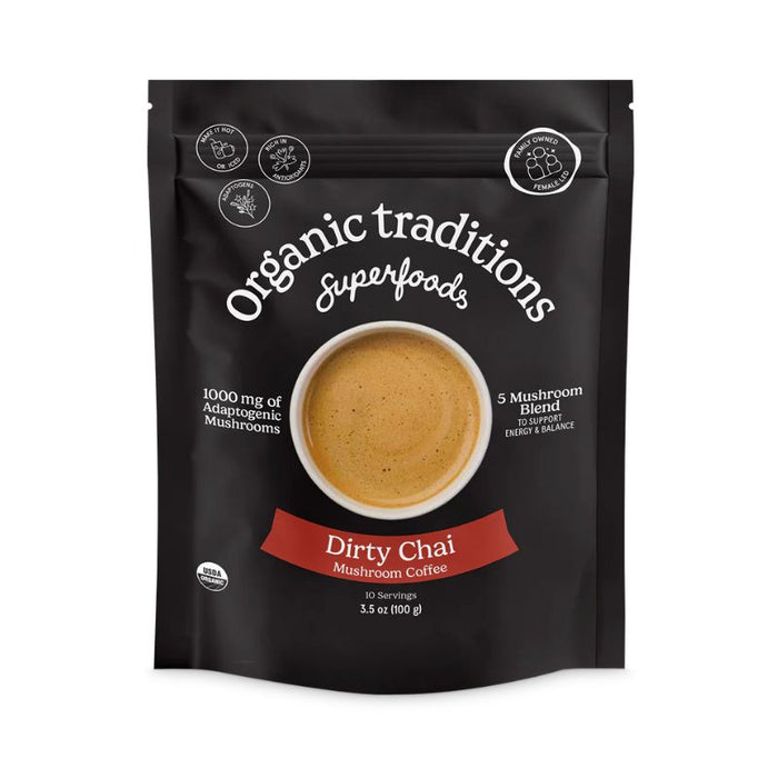 Organic Traditions Coffee Dirty Chai 100g