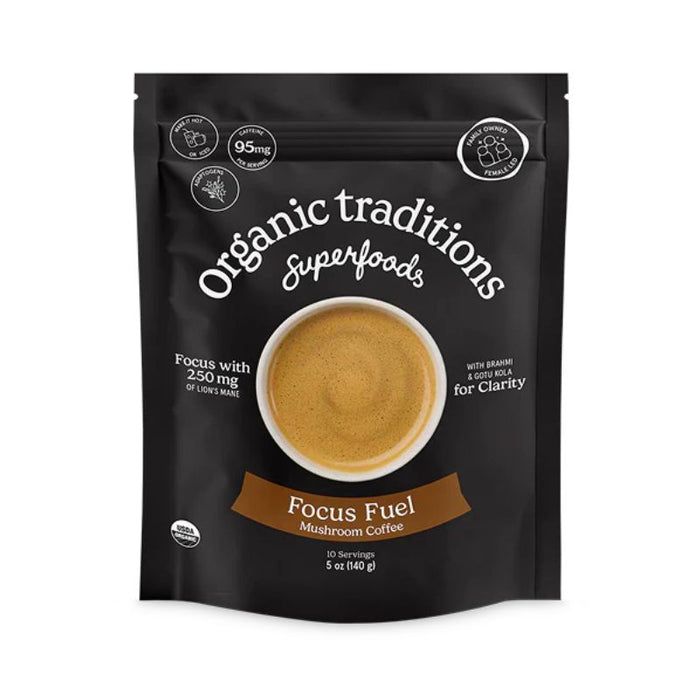 Organic Traditions Focus Fuel Coffee 140G