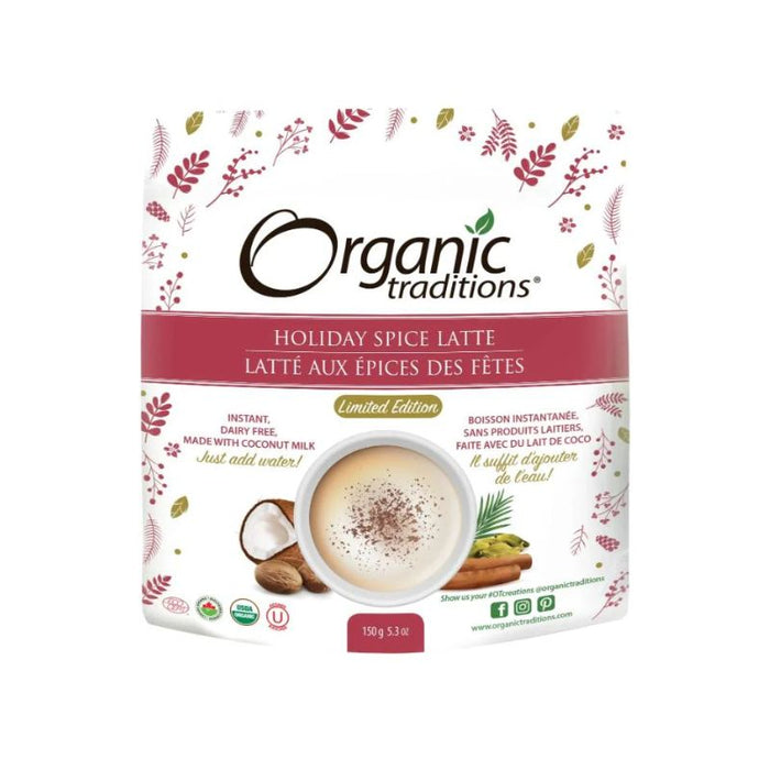 Organic Traditions Latte Holiday Spice 150g