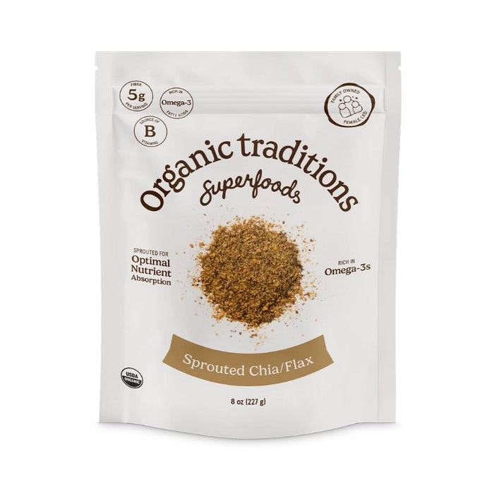 Organic Traditions Sprouted Chia and Flax 227g